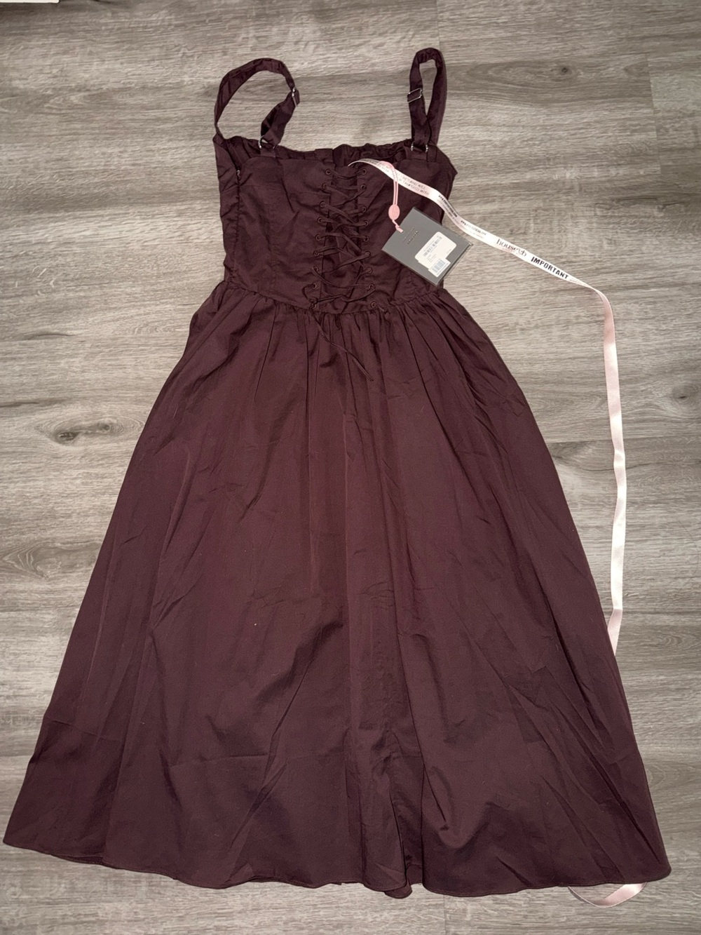 House of cb Tatiana rich brown midi sundress - Picture 15 of 16